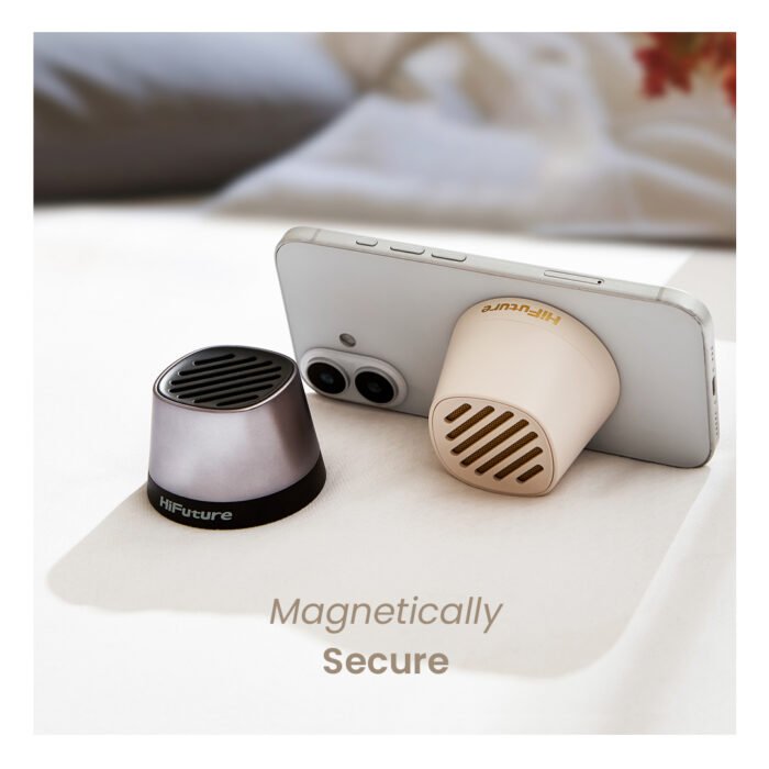 Loa Bluetooth di động tích hợp sạc không dây Magsafe HiFuture Mega S (5W, 10 hours playtime, 3 in 1 TWS Portable Speaker) - Ảnh 3