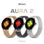 Đồng Hồ Thông Minh cho nữ HiFuture AURA2 (1.32" AMOLED Display, 1ATM Waterproof, 24/7 Health Monitoring, 3D User Interface, Wireless Calling, 7 days battery, 100+ Sport Modes)
